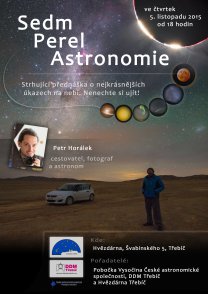 Sedm perel astronomie, Hvězdárna Třebíč Autor: Pobočka Vysočina ČAS