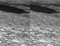 Sol 1168 Dune 1. Případný stereopohled odhalí obří velikost duny Autor: NASA/JPL-Caltech/MSSS