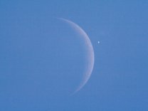 Venuše a Měsíc při zákrytu v roce 2007 Autor: Libor Šmíd