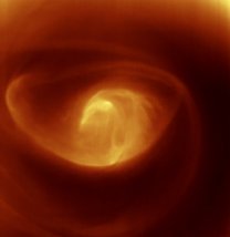 Jihopolární vír v atmosféře Venuše z Venus Express Autor: ESA
