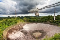 Arecibo po hurikánu Maria celkem obstálo, ale přišlo o zdroje elektřiny Autor: Arecibo Observatory/NASA/NSF