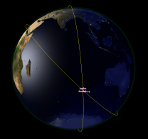 Potenciální srážka Starlink44 s Aeolus 2. 9. 2019 Autor: ESA