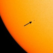 Sluneční skvrna 7. března 2020 Autor: NASA/SDO/HMI