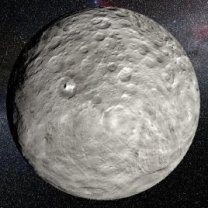 Ceres je největším objektem hlavního pásu asteroidů mezi Marsem a Jupiterem Autor: NASA