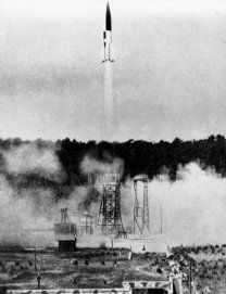Start rakety V2 z Peenemünde Autor: Wikimedia Commons