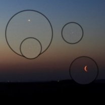 Konjunkce Venuše, Saturn, Mars a Měsíc; Peruc Autor: Jana Konečná