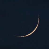 Nový Měsíc 21. 2. 2023 v 17:54 SEČ, ohnisko 500 mm Autor: Radek Kroupa