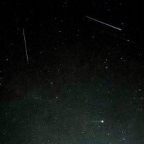 Stopy zachycené během Perseid u Jizerky Autor: Ondřej Kůrka