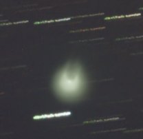 Pozoruhodně vypadající hlava komety 12P/Pons-Brooks po ourburstu 20. července 2023 Autor: Juan Lacruz