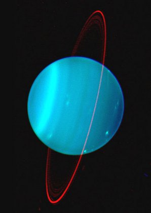 Fotografie planety Uran