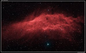 NGC 1499 - mlhovina Kalifornie Autor: Jan Hovad