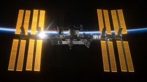 Mezinárodní kosmická stanice ISS na sklonku dne. Autor: NASA.