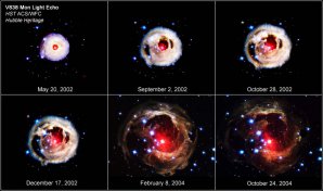 Světelné echo V838 Mon Autor: Hubble/NASA