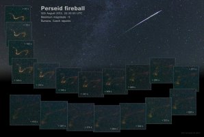 Záznam bolidu z Perseid a vývoje jeho stopy byl dílem štěstěny i připravenosti Autor: Petr Horálek