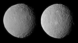 Ceres z DAWN 19. 2. 2015 Autor: NASA/JPL-Caltech/UCLA/MPS/DLR/IDA