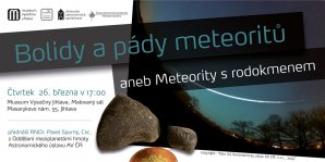 Bolidy a pády meteoritů aneb Meteority s rodokmenem Autor: Jihlavská astronomická společnost