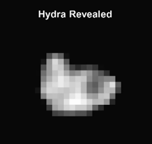 Původní snímek Hydry, nezpracovaný Autor: NASA/JHUAPL/SWRI