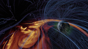 V zajetí magnetického pole Slunce v pořadu Sluneční superbouře. Autor: Hvězdárna a planetárium Brno