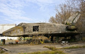 Dřevěný model sovětského raketoplánu Autor: Alexander Markin