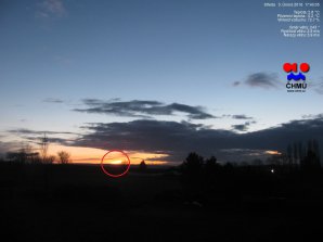Perleťový oblak, Strojetice, 17:40 hod. Autor: ČHMÚ