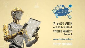 Festival vědy 2016 proběhne 7. září na Vítězném náměstí v Dejvicích. Autor: Festival vědy.