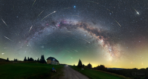 Rojení Perseid nad Královou Studňou Autor: Petr Horálek