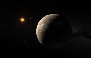 Představa planety obíhající kolem Proximy Centauri Autor: ESO/M. Kornmesser