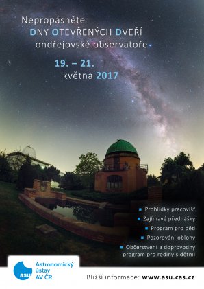 Dny otevřených dveří na observatoři v Ondřejově 19. - 21. května 2017. Autor: AsÚ AV ČR