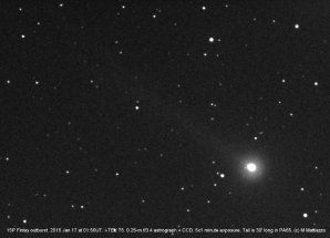 Michael Mattiazzo takto zachytil jeden z outburstů komety 15P/Finlay Autor: Michael Mattiazzo