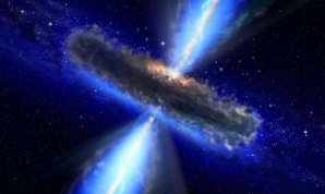 Kvazary sú výrazne jasnejšie ako typické galaxie, a preto môžu byť použité na mapovanie vzdialeného vesmíru. Autor: Hubble telescope websit