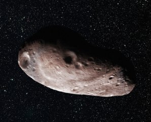 Možný vzhled cílového tělesa 2014 MU69 – jedno těleso Autor: NASA/Johns Hopkins University APL/SwRI/Alex Parker