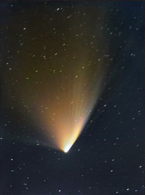 Ilustrační foto - kometa C/2011 L4 (PanSTARRS) na snímku Michaela Jägera Autor: Michael Jäger