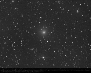 Kometa 41P/Tuttle-Giacobini-Kresák na snímku z 25. 2. 2017 Autor: Virtual Telescope Project