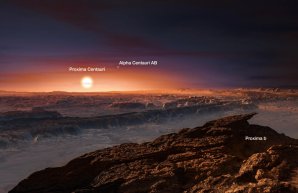 Exoplaneta Proxima Centauri b v představě výtvarníka Autor: ESO/M. Kornmesser