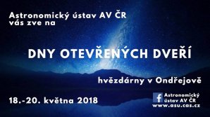 Dny otevřených dveří Astronomického ústavu AV ČR Autor: Astronomický ústav AV ČR