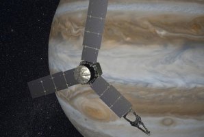 Kosmická sonda Juno nad oblačností planety Jupiter Autor: NASA