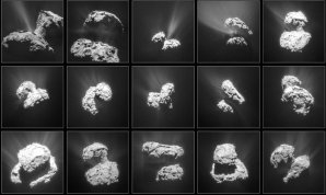Série snímků komety 67P pořízených kosmickou sondou Rosetta Autor: ESA