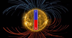 Sluneční magnetické pole mění svoji polaritu přibližně jednou za 11 let Autor: NASA