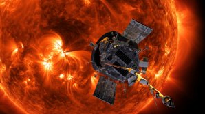 Sonda Parker Solar Probe na pozadí bouřícího Slunce Autor: NASA