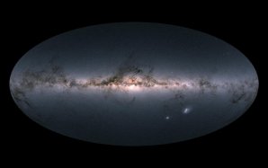 Vzhled oblohy na základě pozorování družice Gaia Autor: ESA