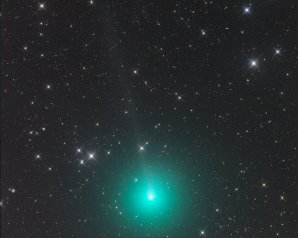 Kometa 46P/Wirtanen zachycená 9. listopadu 2018 z namibské astrofarmy Tivoli Autor: Gerald Rhemann