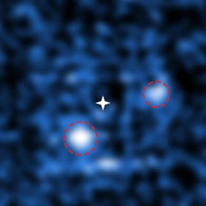 Přímé zobrazení dvojice exoplanet obíhajících kolem mladé hvězdy PDS 70 spektrografem MUSE Autor: ESO/S. Haffert, Leiden Observatory