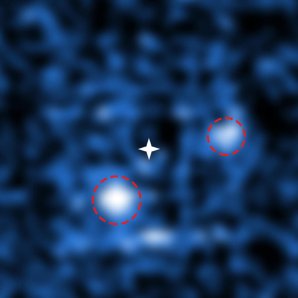 Přímé zobrazení dvojice exoplanet obíhajících kolem mladé hvězdy PDS 70 spektrografem MUSE Autor: ESO/S. Haffert, Leiden Observatory