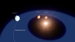 Soustava planet kolem červeného trpaslíka GJ 357 Autor: NASA's Goddard Space Flight Center/Chris Smith