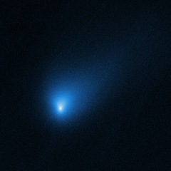 Kométa 2I/Borisov, 12. októbra 2019, HST Autor: NASA, ESA a D. Jewitt (UCLA)