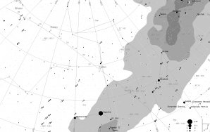 Vyhledávací mapka pro kometu C/2019 Y4 Autor: Martin Mašek, Guide9