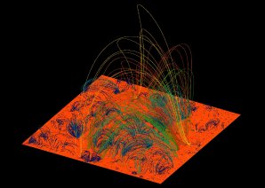 Magmetické pole na povrchu Slunce Autor: ESA