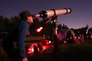 Astronomický tábor Jihlavské astronomické společnosti Autor: Jihlavská astronomická společnost