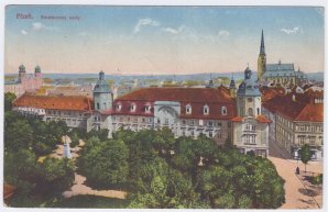 Plzeňské „Klementinum“ i tak můžeme hovořit o budově ve Smetanových sadech, kde sídlilo K. K. Gymnasium (1784-1924) a Filozofický ústav (1804-1850), na kterém působil Josef František Smetana. Autor: Archív Josefa Jíry