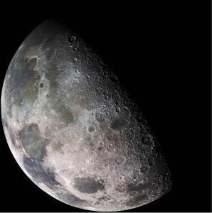 Fotografie části povrchu Měsíce Autor: NASA